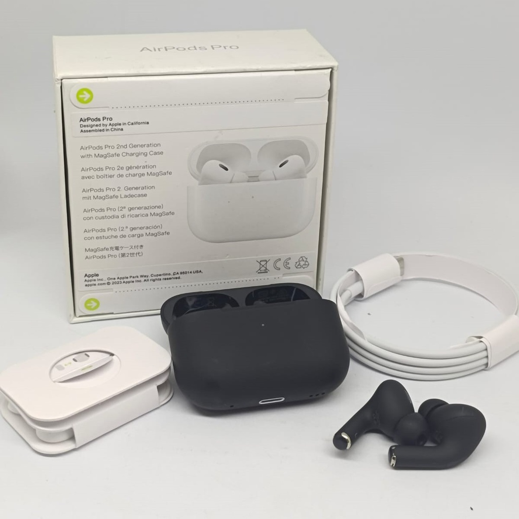 Air pods Pro 2 ( Black ) 2nd Generation | nitpak
